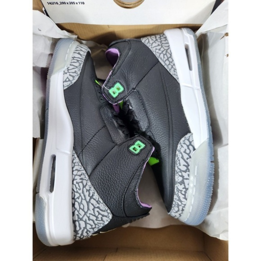 Air Jordan 3 Retro SE Electric Green DA2304-003 Size 4 Youth - Picture 8 of 12